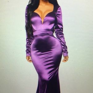 Pose For Pictures Maxi Dress-Purple
